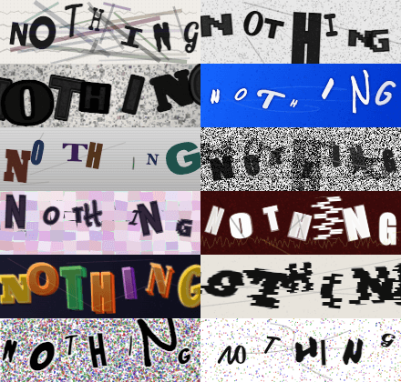 Illustration, right column, figure 1 — Research on the Visual Language of NOT