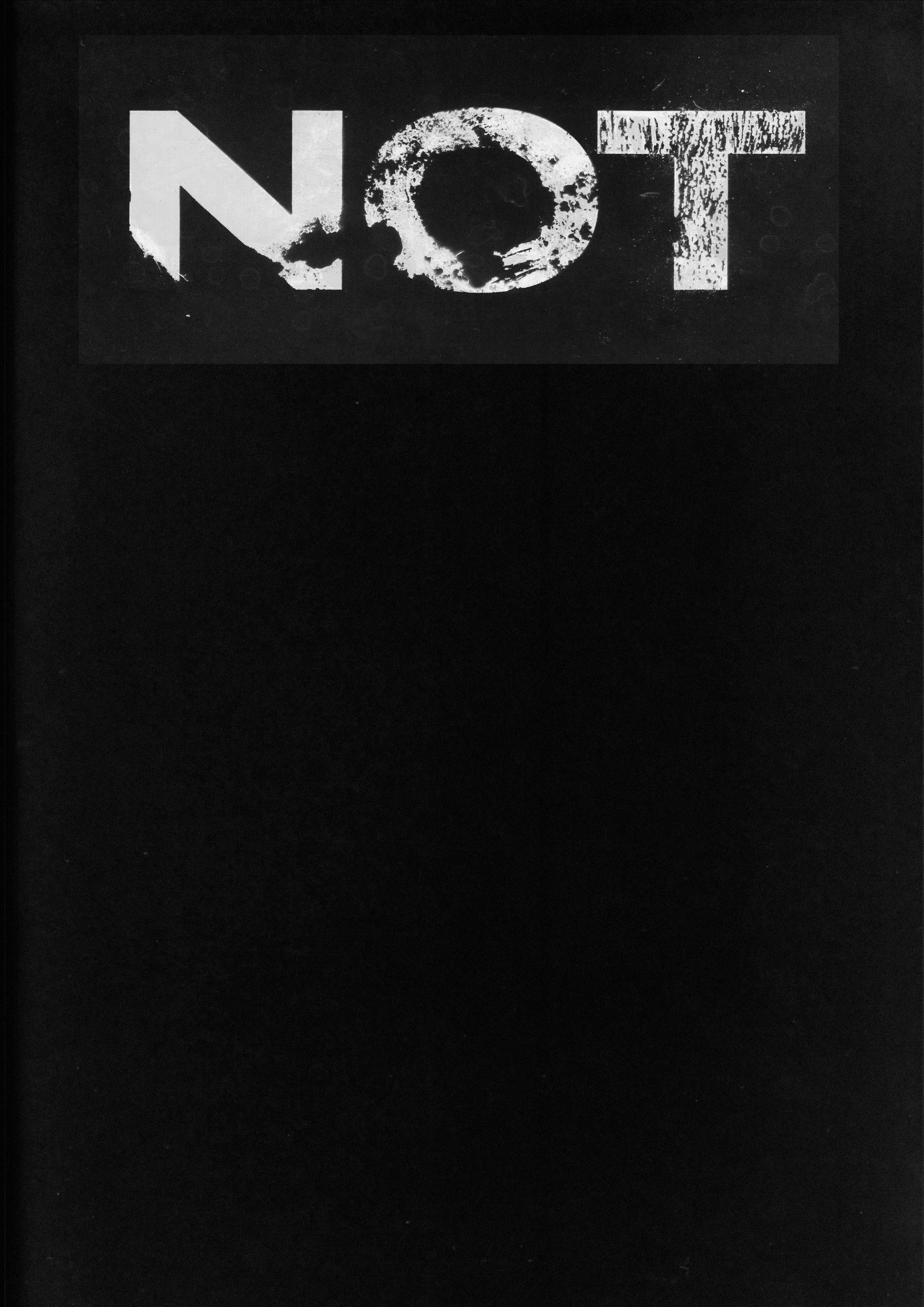 Illustration 2 of 3 — Research on the Visual Language of NOT